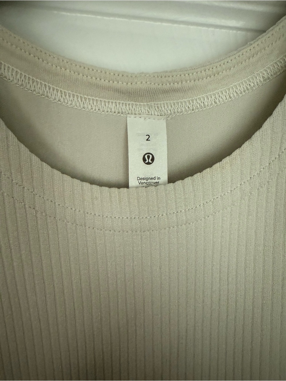 Lululemon Ribbed Softstreme Slim-Fit Tank Dress- size 2 - Picture 7 of 9
